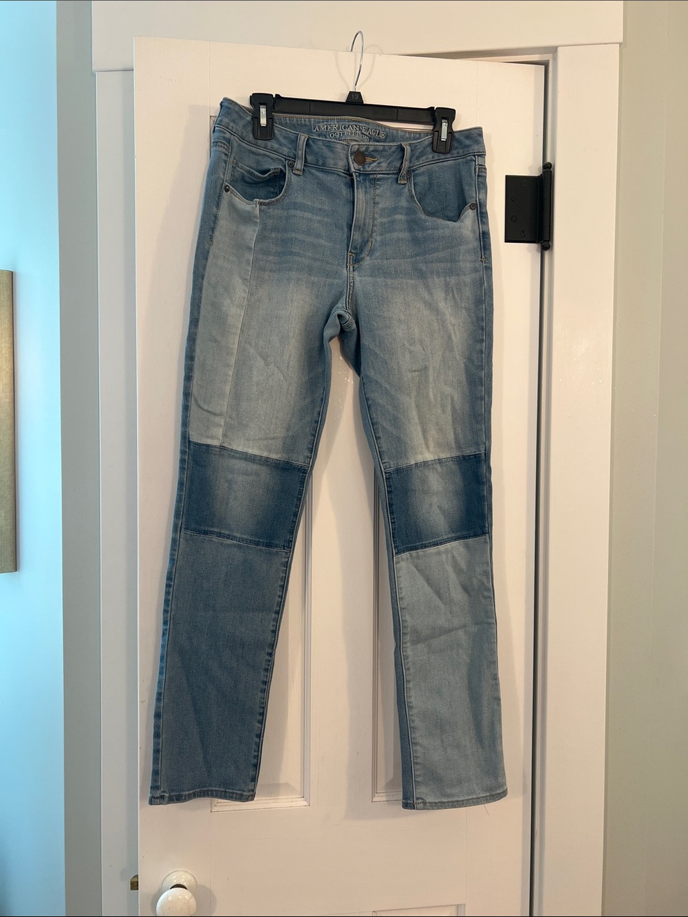 American Eagle size 12 patch jeans